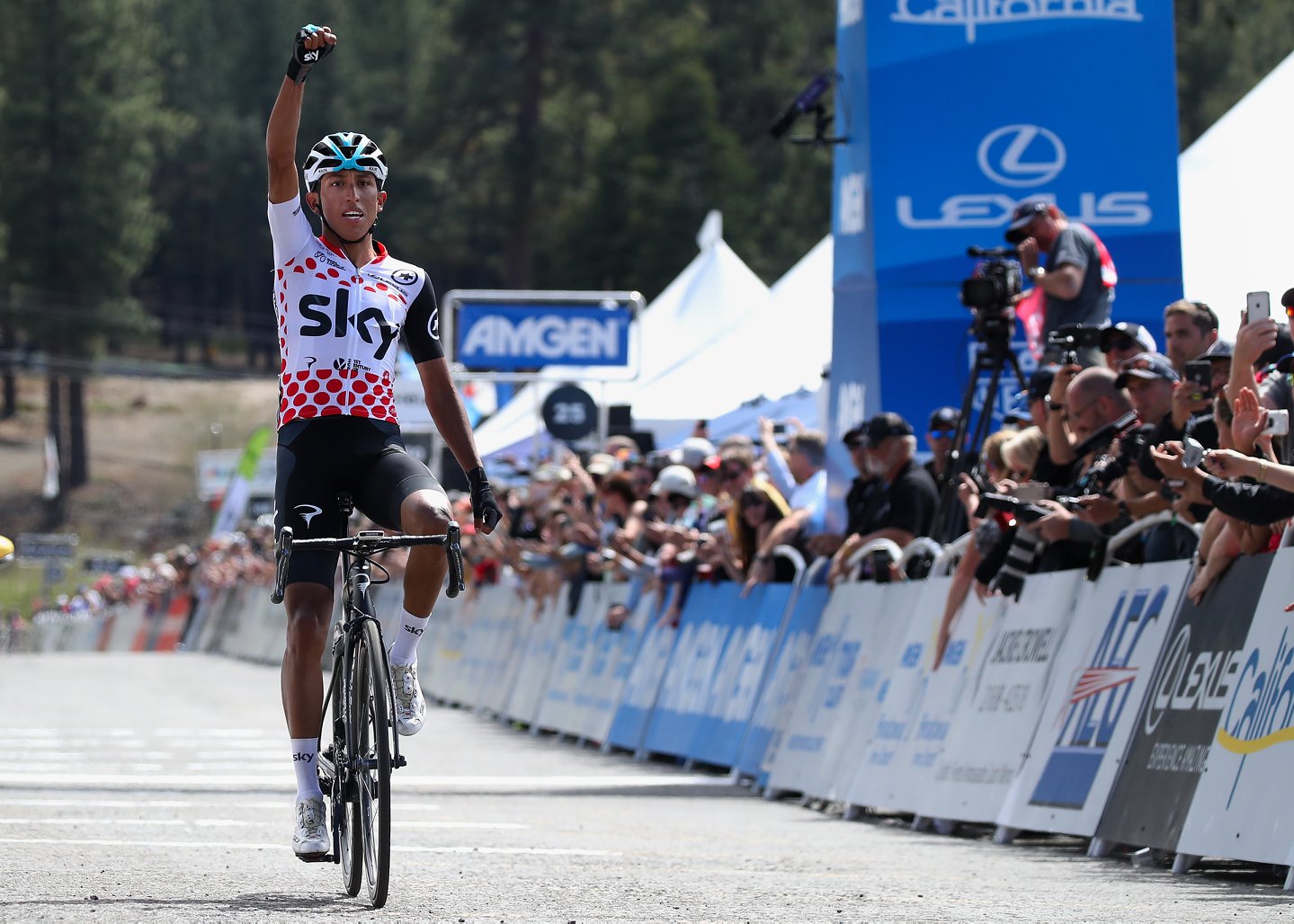 Egan Bernal vince anche la sesta tappa del Tour of California 2018