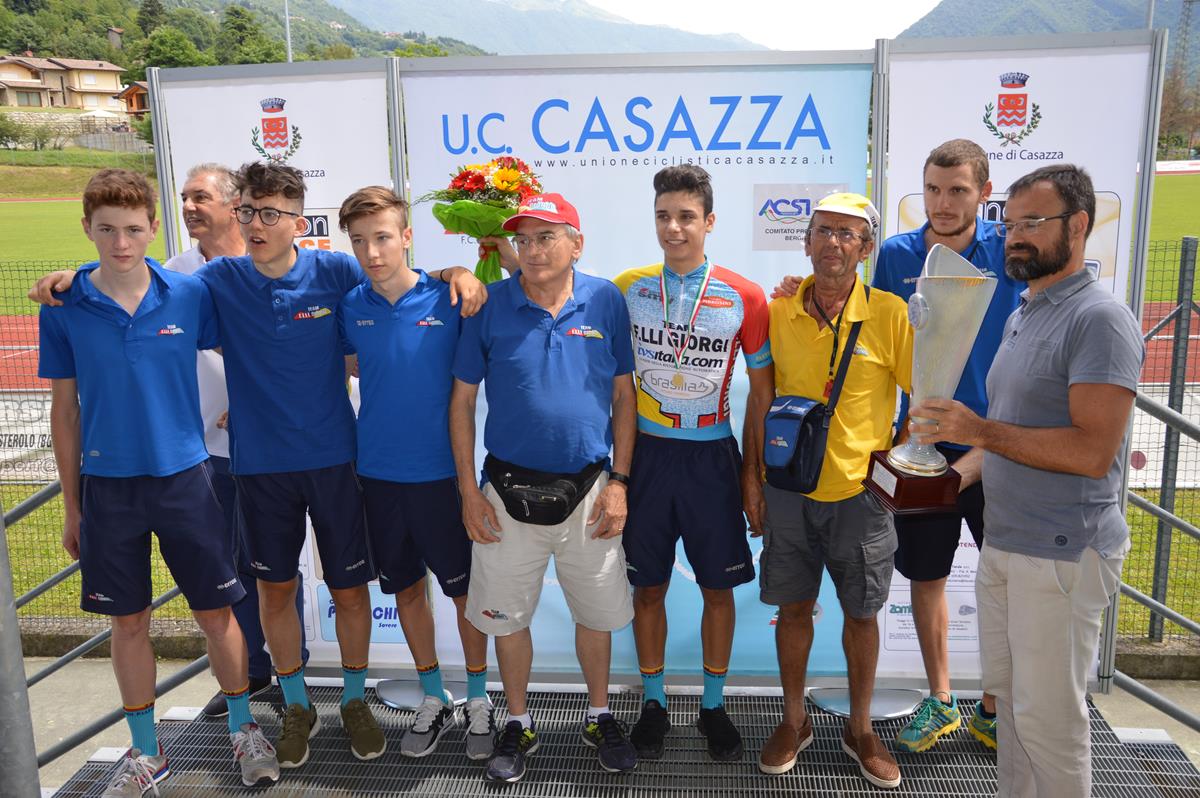 Festa degli Allievi del Team Giorgi al 23° Trofeo Comune Casazza