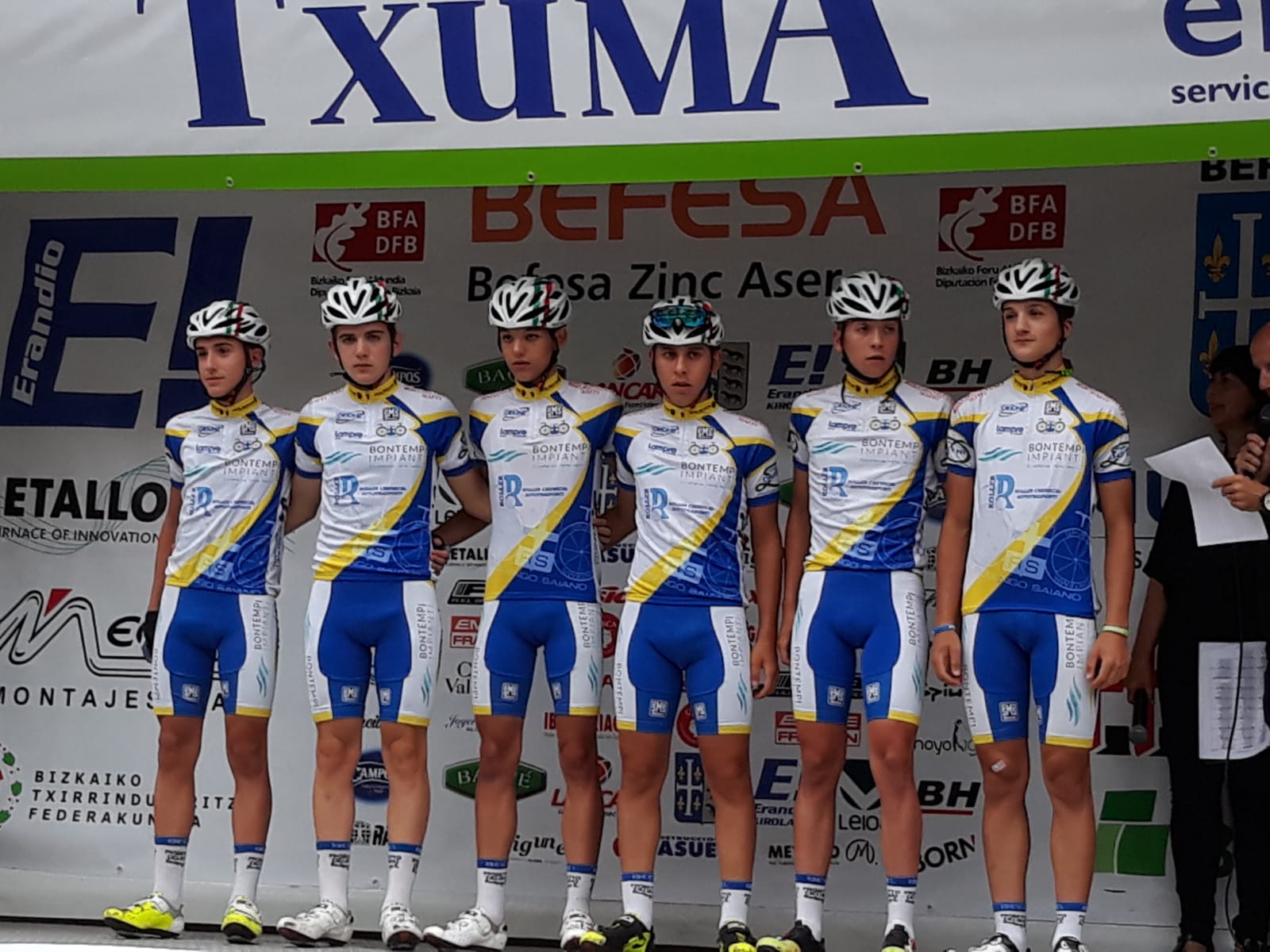 La squadra Allievi della Progetto Ciclismo Rodengo Saiano impegnata in Spagna