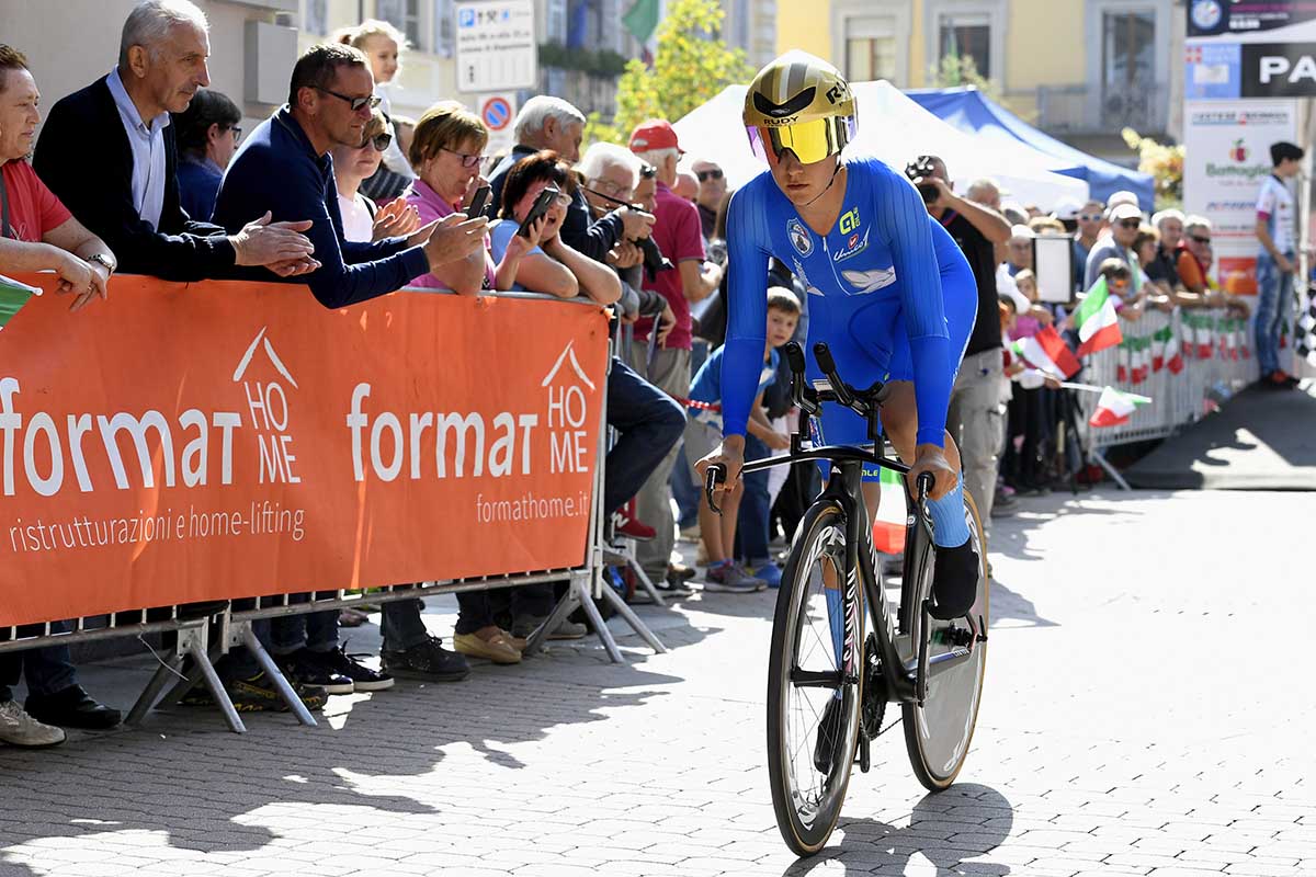 Elena Cecchini ha vinto il Campionato Italiano a cronometro Donne Elite a Cavour