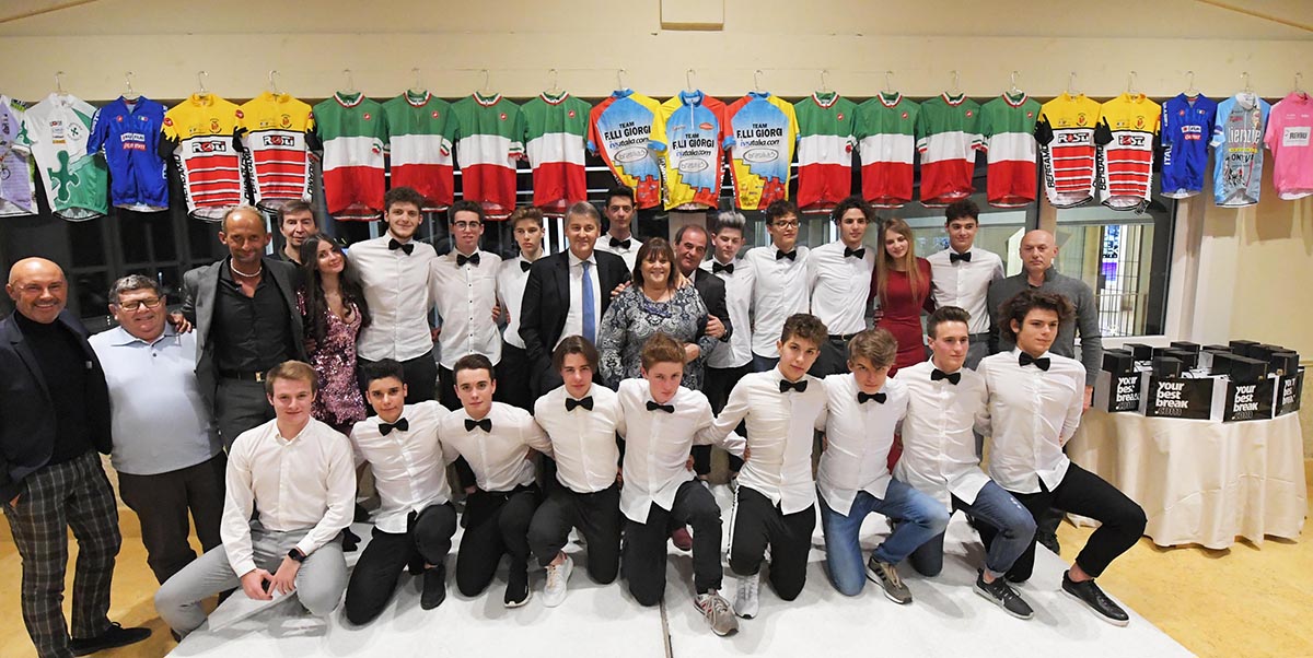 La squadra Juniores del Team Giorgi 2019