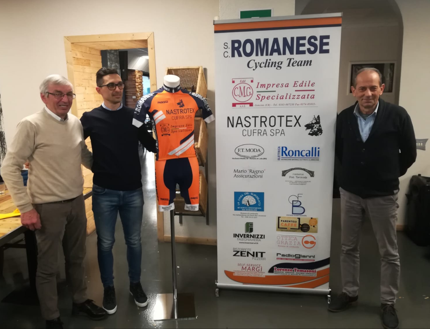Da sinistra: Tarenghi, Bazzoni e Lanzini