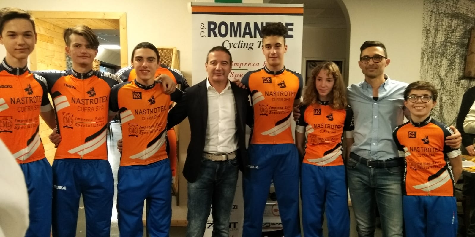 Il gruppo Allievi 2019 della Sc Romanese