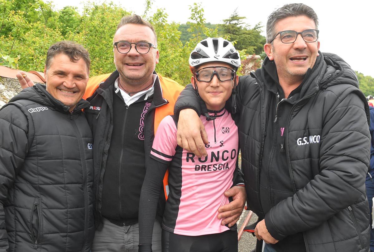 Festa per Braghini e tutta il Gs Ronco (Foto Rodella)