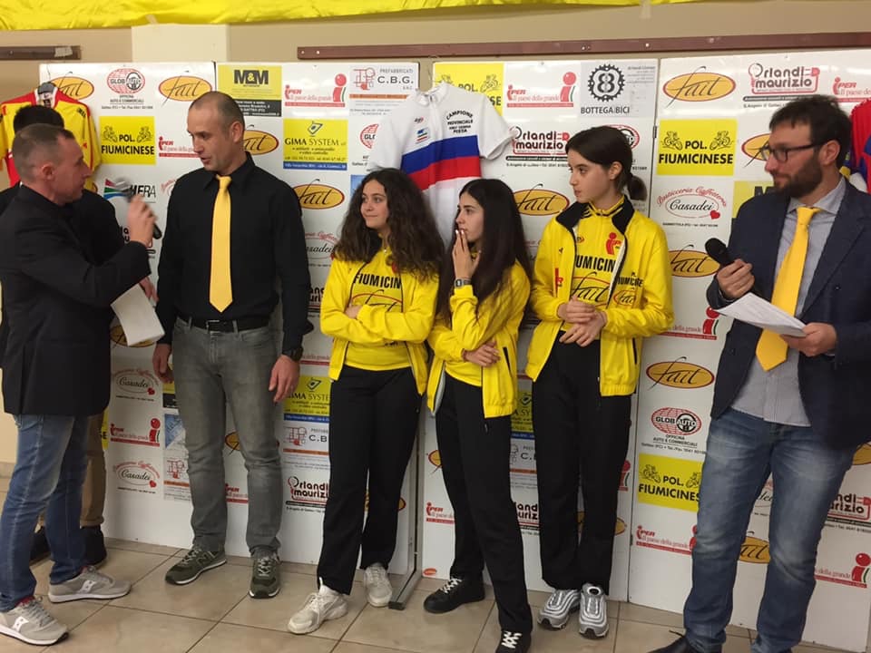 Le tre ragazze della Pol. Fiumicinese 2019