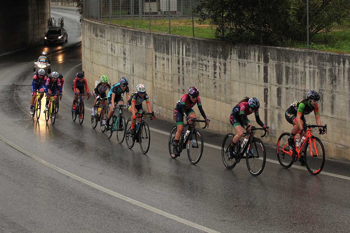 La fuga di giornata in azione a Montignoso (foto Fabiano Ghilardi)