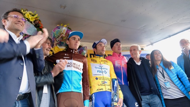 Il podio finale del Tour du Haut Var 2019