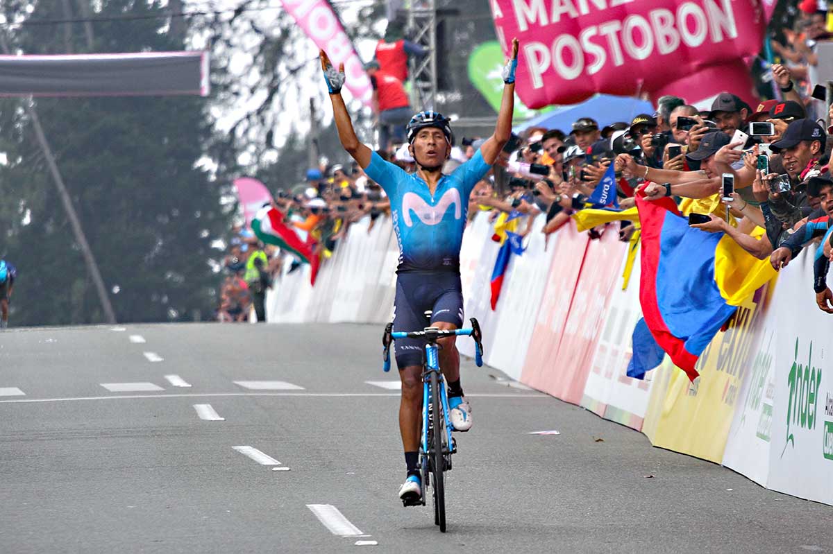 Nairo Quintana vince la sesta tappa del Tour Colombia 2019
