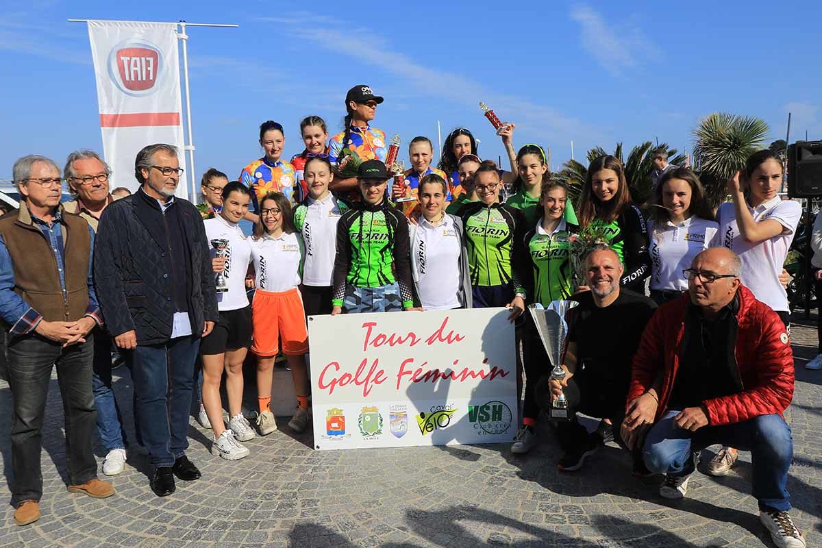 Festa delle ragazze del Gs Cicli Fiorin al Gp de Cavalaire (foto Fabiano Ghilardi)