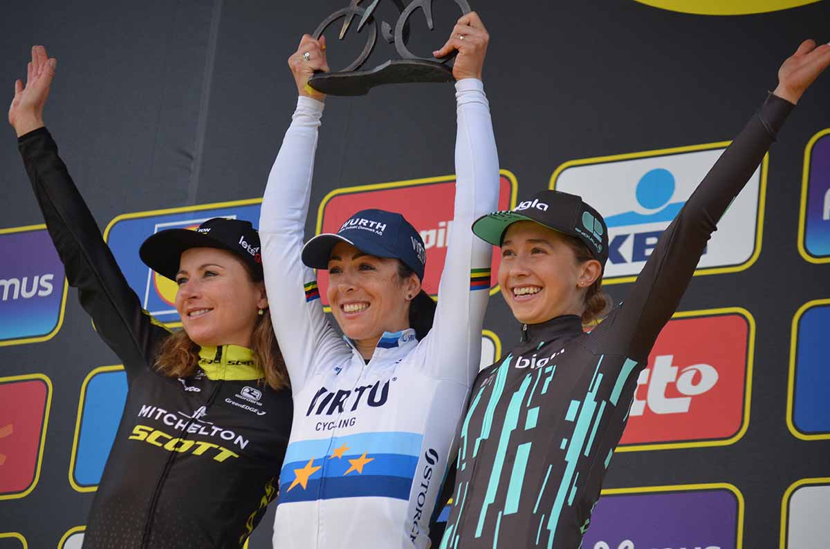 Marta Bastianelli del Giro delle Fiandre femminile 2019 (foto Fabiano Ghilardi)