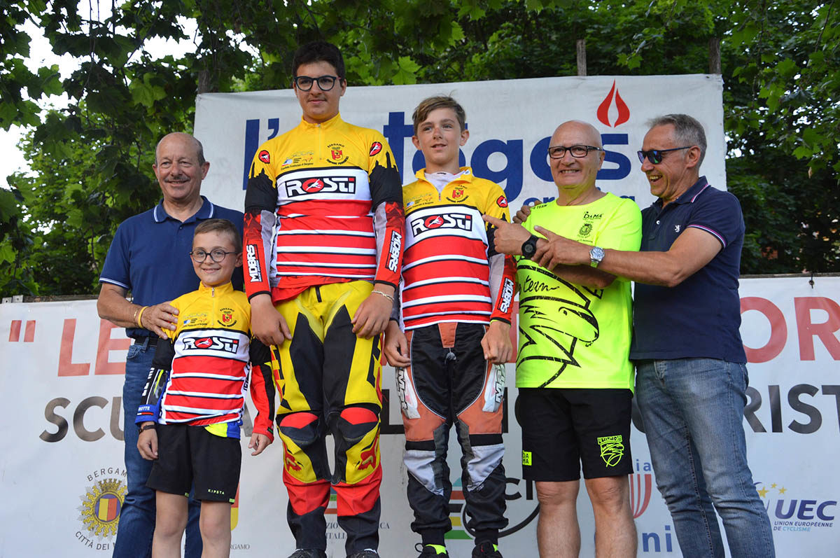 I campioni bergamaschi bmx