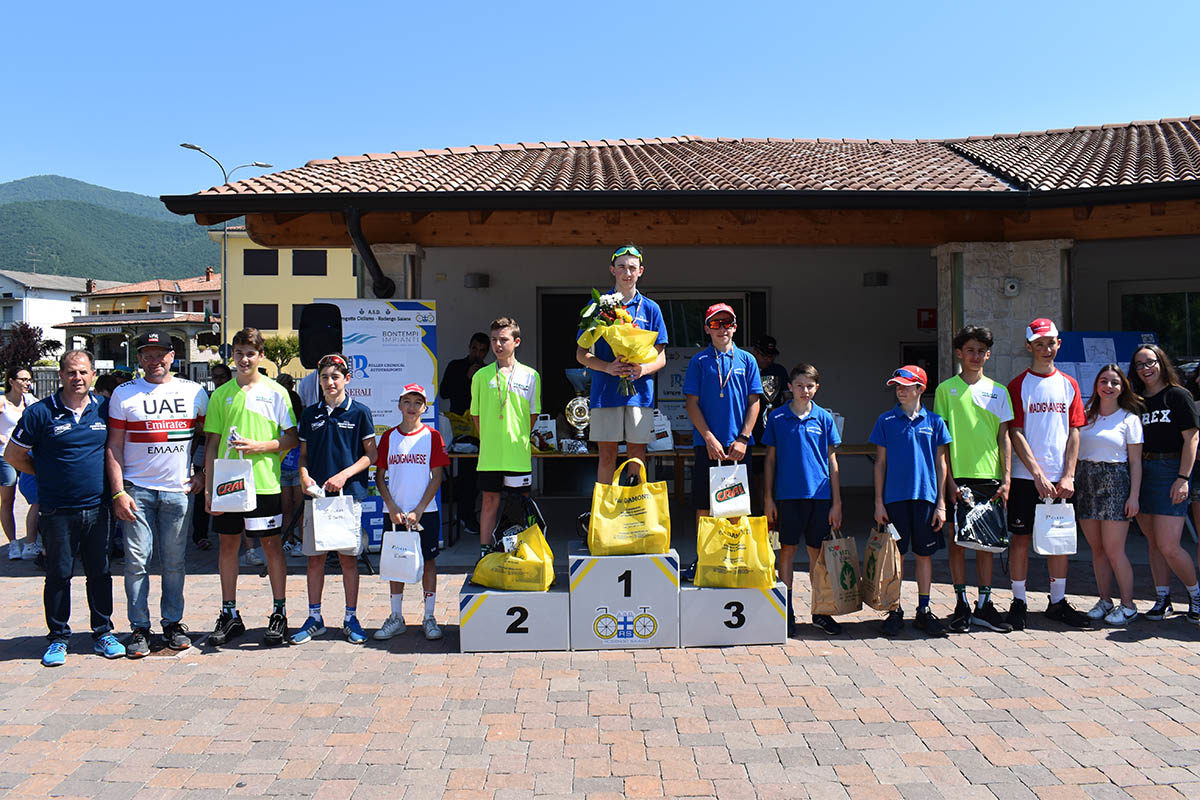 Premiazione Esordienti 1° anno a Monticelli Brusati (foto Luca Bontempi)