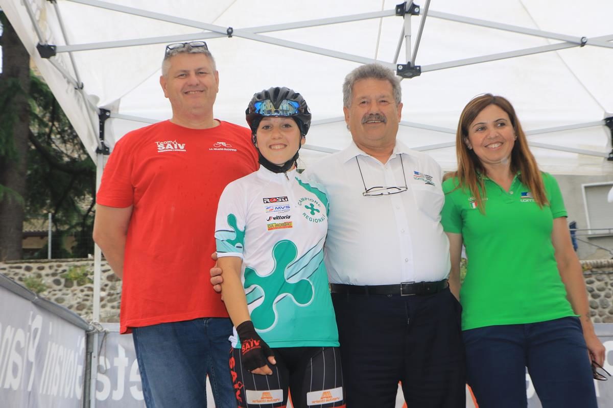Valentina Basilico è campionessa lombarda delle Donne Allieve a Bedizzole (foto Fabiano Ghilardi)