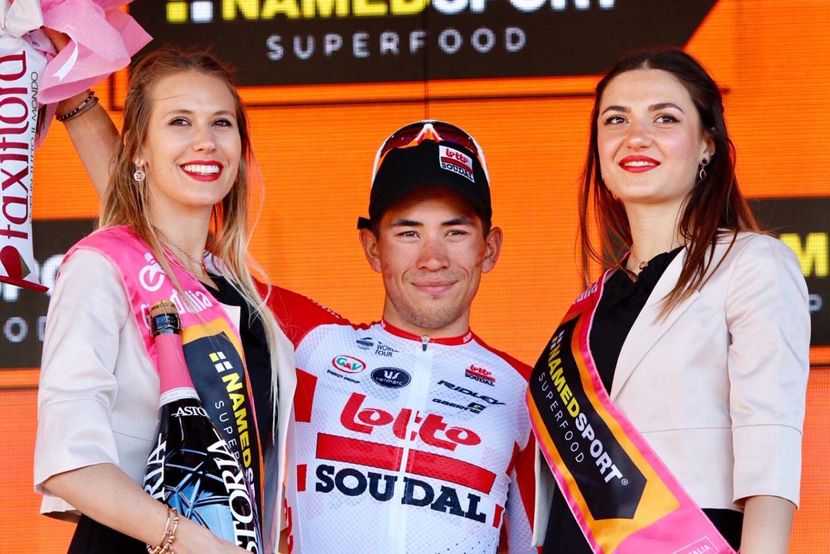 Caleb Ewan vincitore dell'undicesima tappa del Giro d'Italia (foto Photobicicailotto)