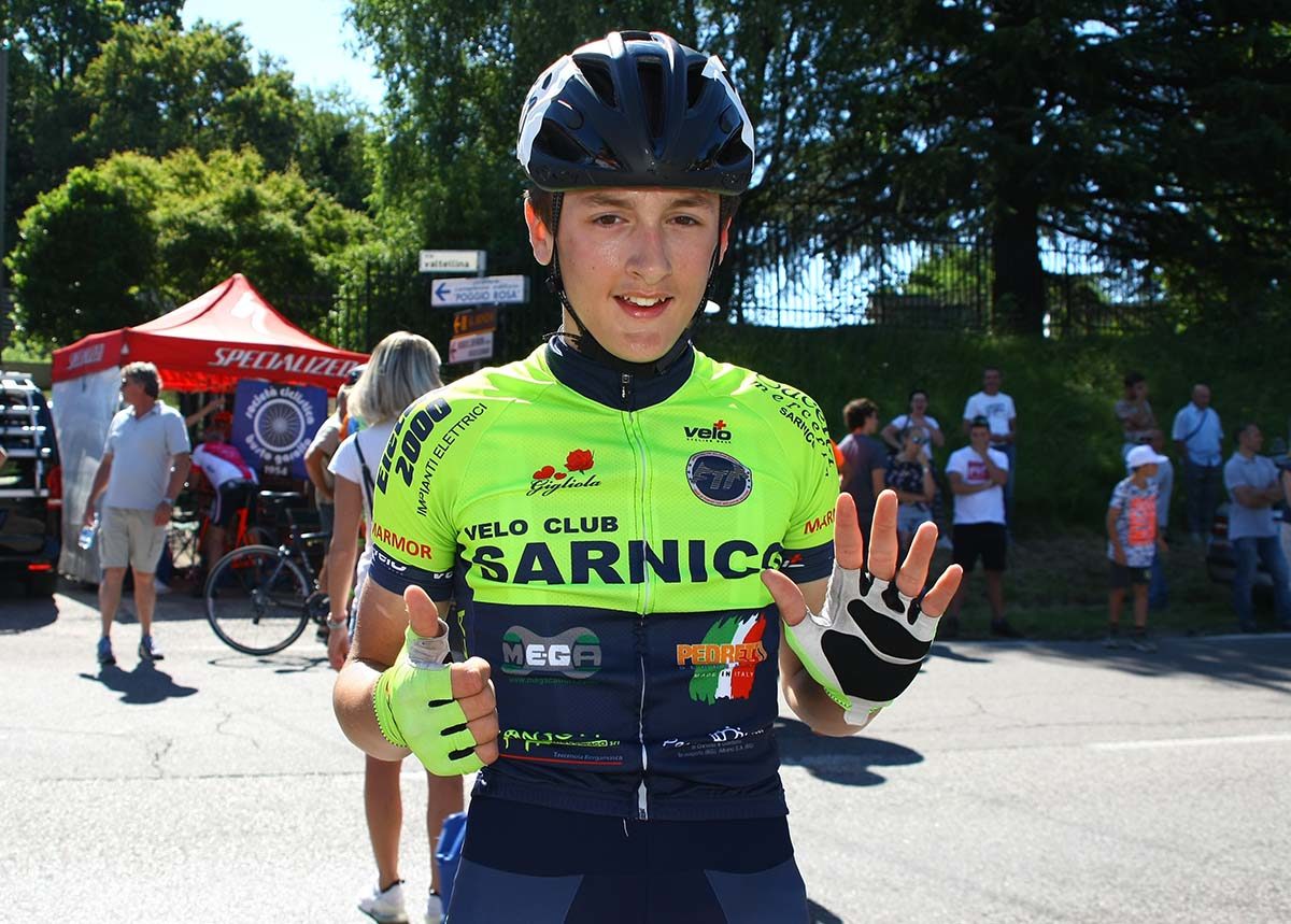 La sesta vittoria stagionale a Villa Guardia vale il titolo regionale ad Andrea Rinaldi (foto Berry)