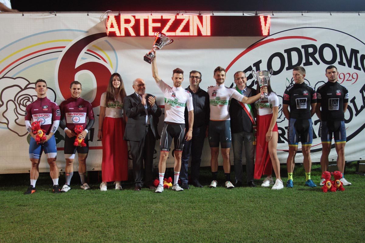 Il podio finale della 6 Giorni delle Rose 2019