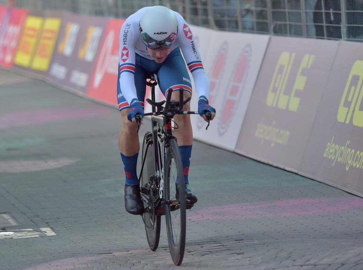 Ethan Hayter vince il cronoprologo di Riccione del Giro d'Italia U23 2019