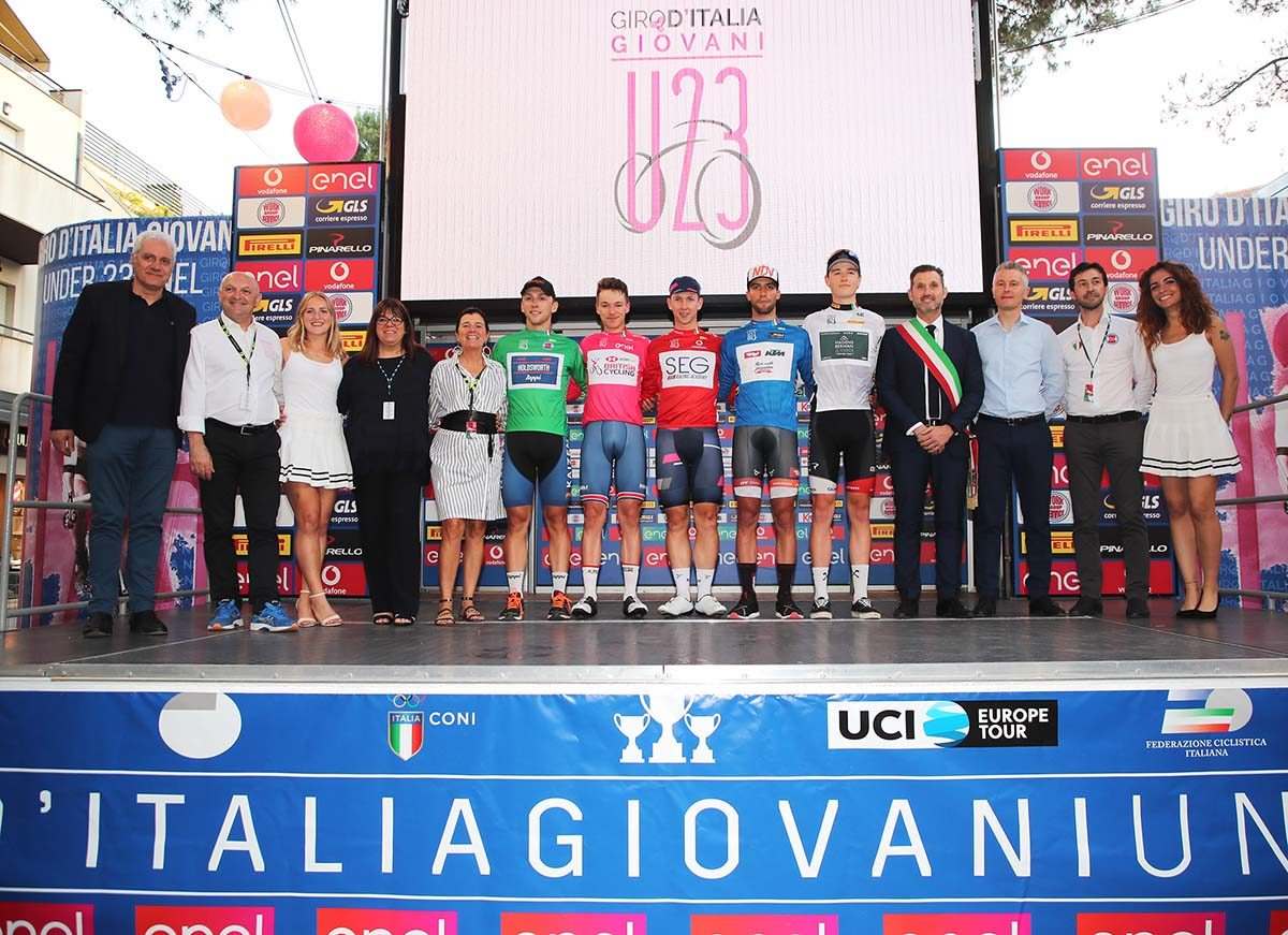 Le maglie dopo prologo di Riccione del Giro d'Italia U23