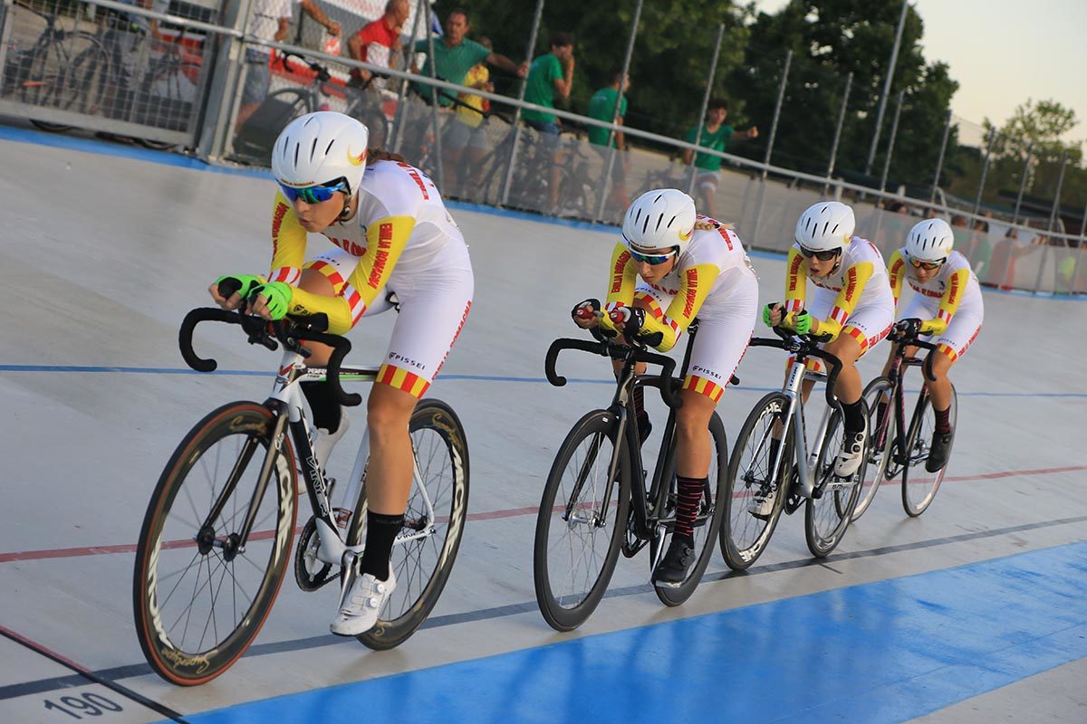 Il quartetto Donne Allieve dell'Emilia Romagna in azione (foto Fabiano Ghilardi)