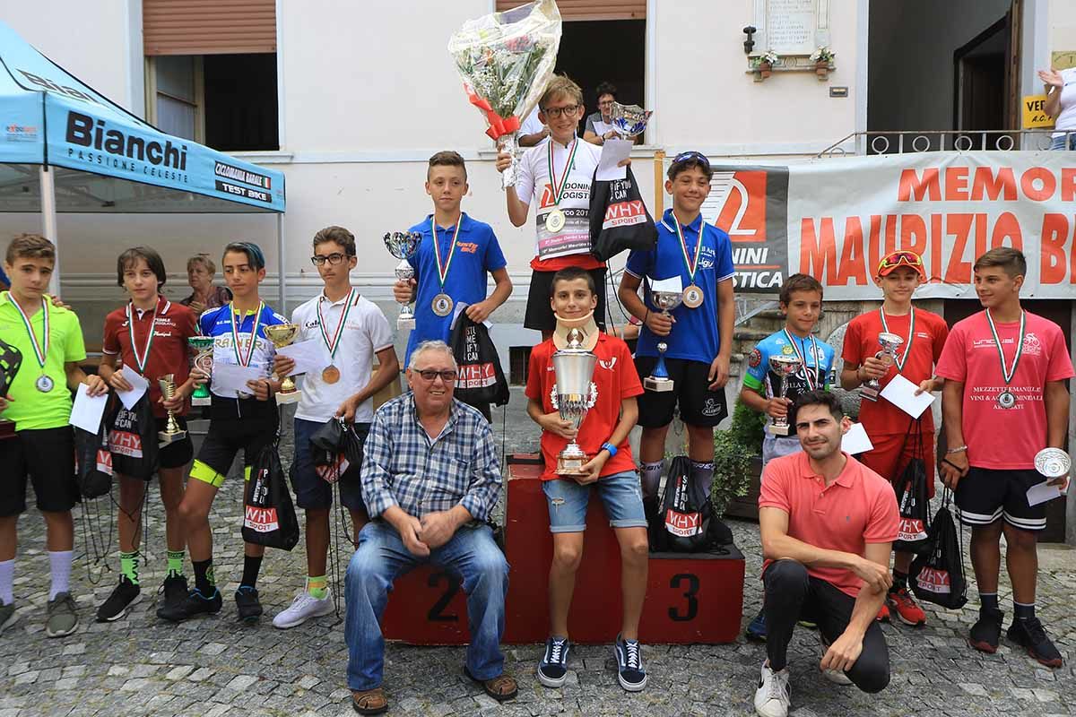 Premiazione Esordienti 1° anno a Fomarco (foto Fabiano Ghilardi)