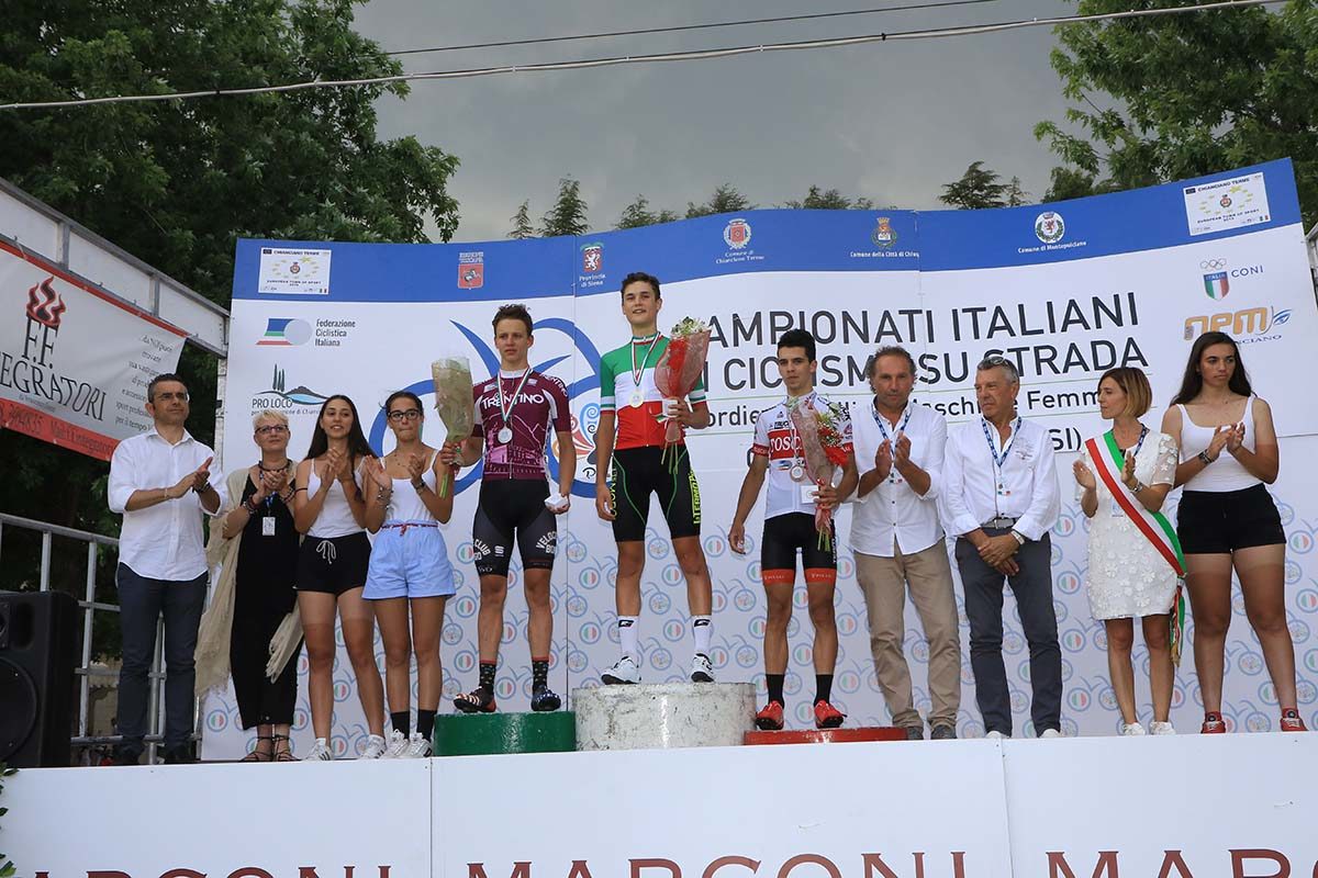 Le premiazioni del Campionato Italiano Allievi 2019 (foto Fabiano Ghilardi)