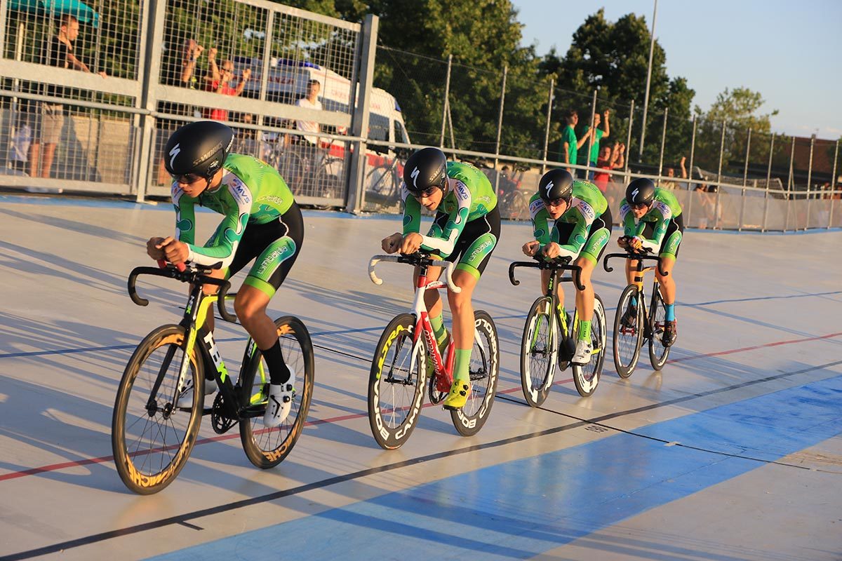 Il quartetto Allievi della Lombardia in azione (foto Fabiano Ghilardi)