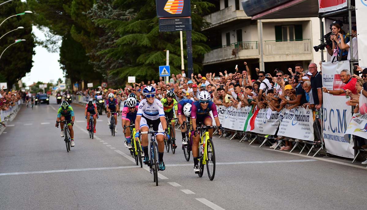 Marta Bastianelli vince in volata il Campionato Italiano Donne Elite 2019 (foto Twila Muzzi)