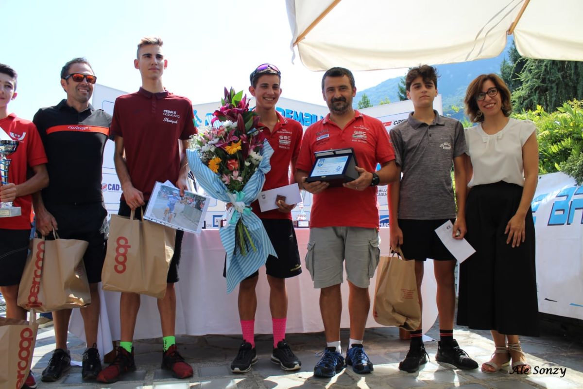 Il podio Esordienti 2° anno di Laxolo (foto Alessandra Sonzogni)