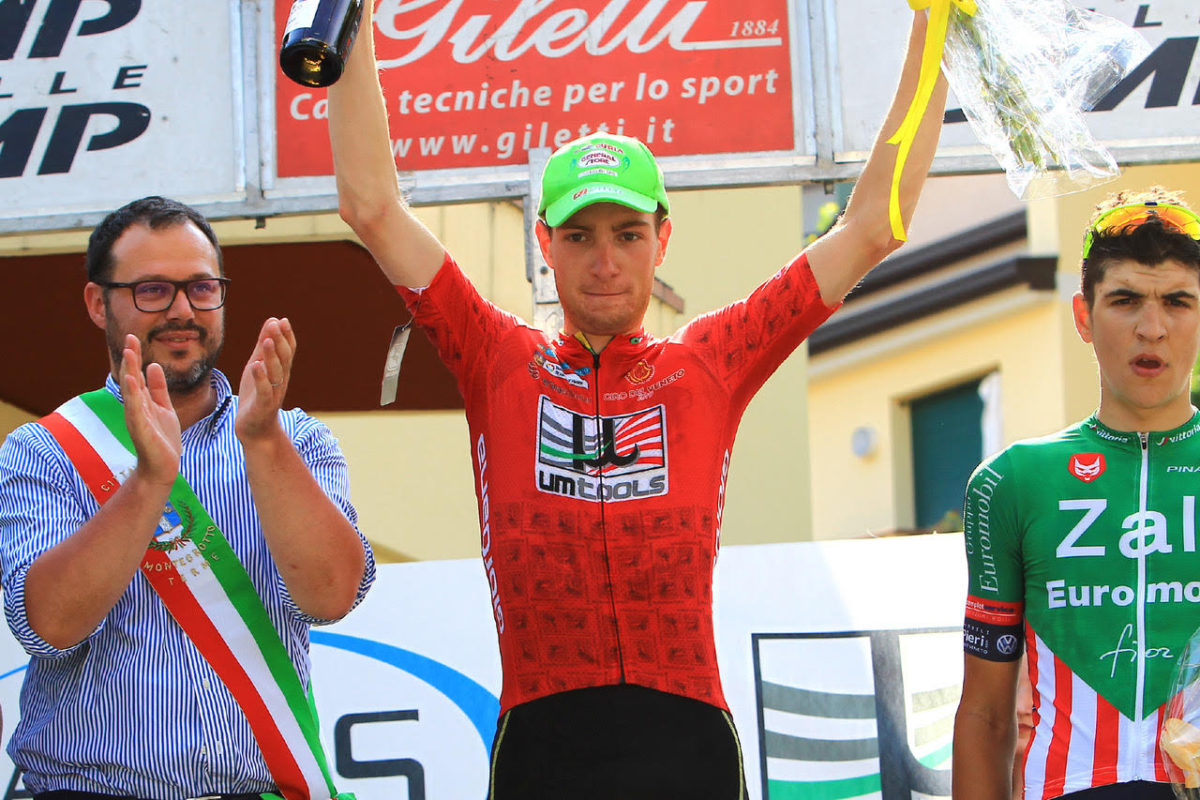 Davide Casarotto primo leader del Giro del Veneto