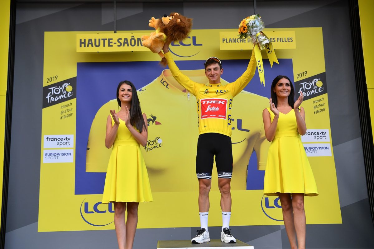 Giulio Ciccone nuova maglia gialla al Tour de France