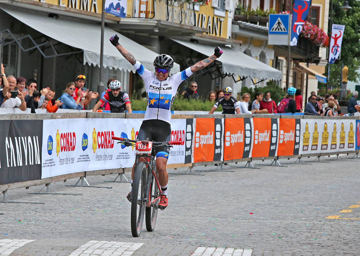 Mara Fumagalli vince la prova femminile della Dolomiti Superbike 2019