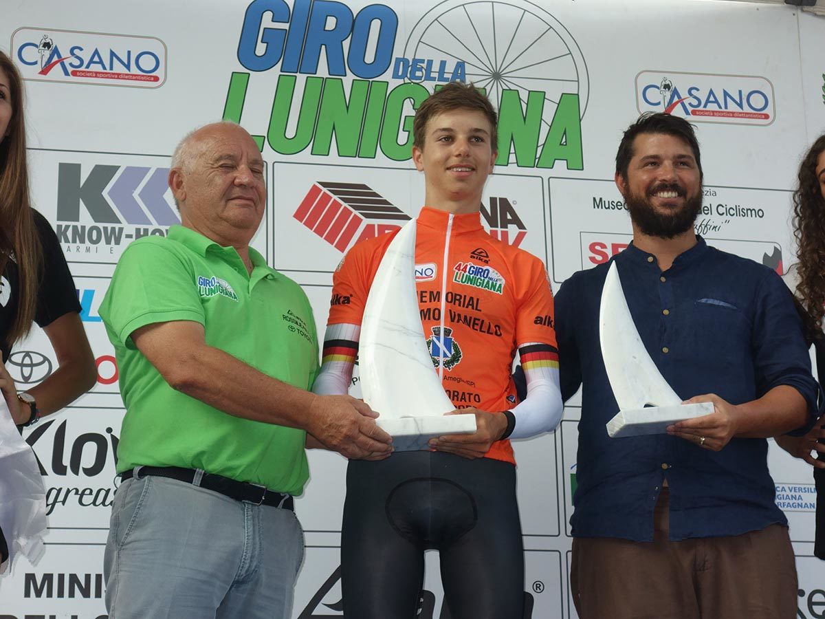 Marco Brenner protagonista nella seconda giornata del Giro della Lunigiana (foto Roberto Fruzzetti)