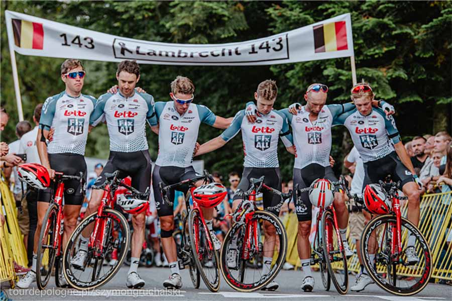 Il team Lotto Soudal ricorda Bjorg Lambrecht