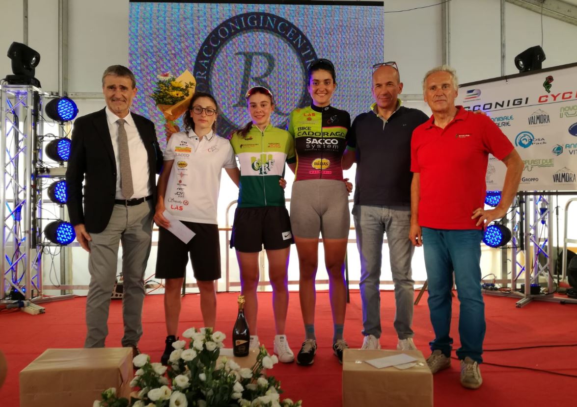 La premiazione finale Donne Junior a Racconigi (foto Fabiano Ghilardi)