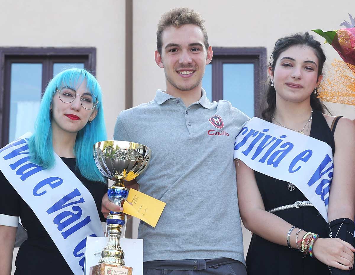 Luca Coati vincitore ad Alzano Scrivia (foto Rodella)