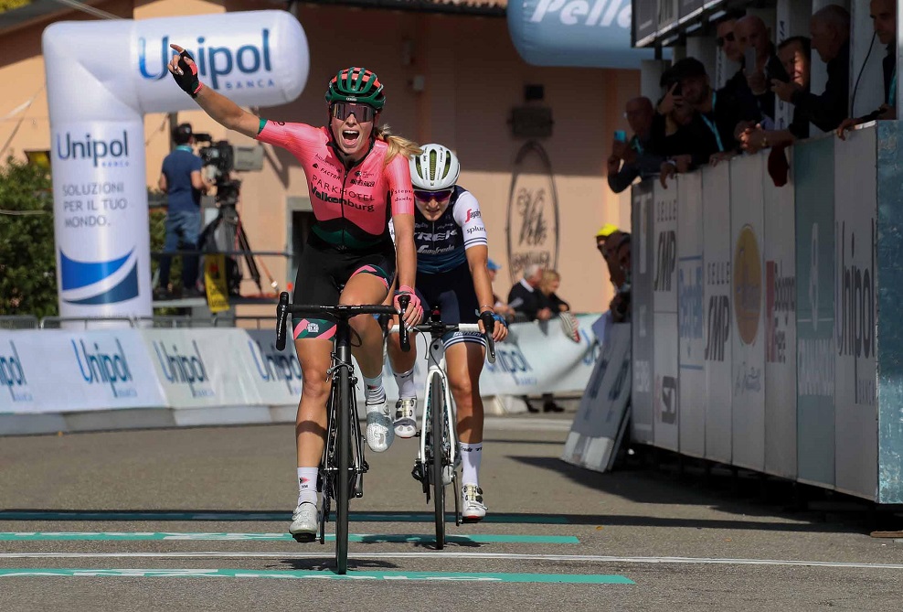 Demi Vollering vince il Giro dell'Emilia femminile 2019 (foto BettiniPhoto)