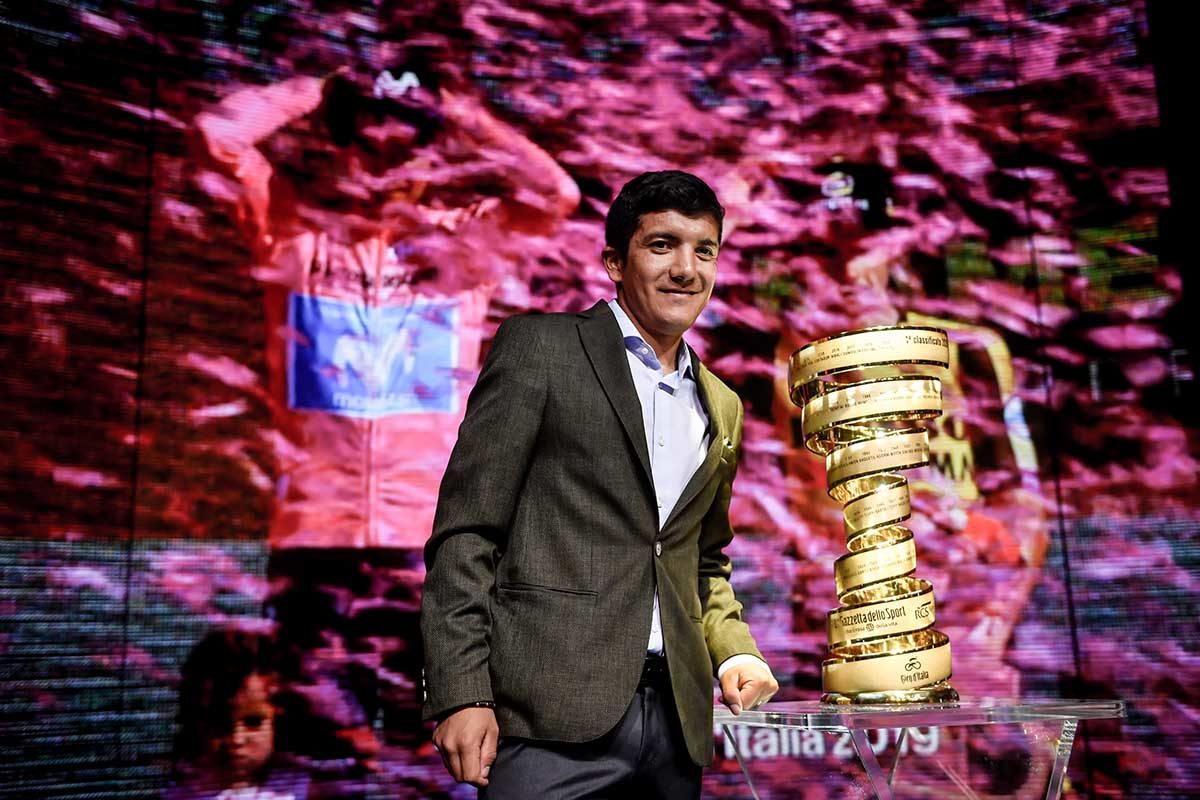 Richard Carapaz (foto LaPresse)