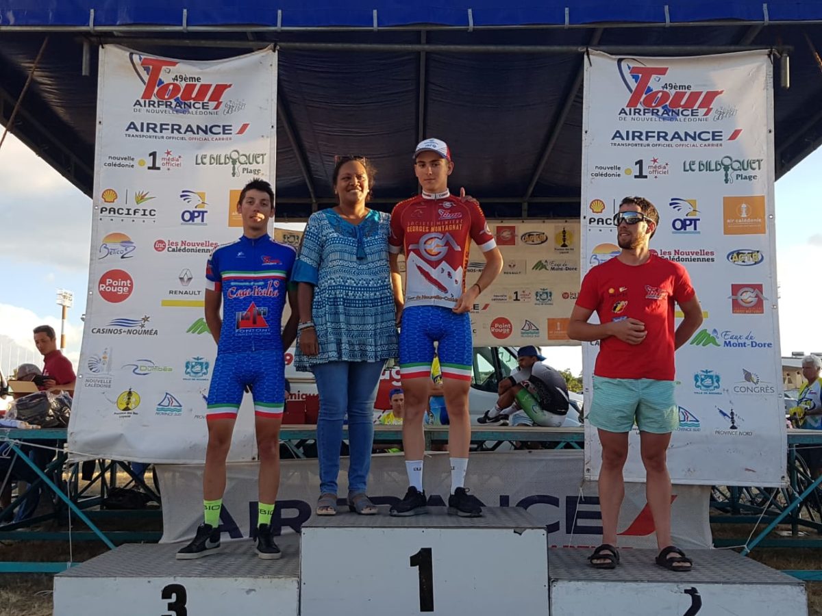 Christian Scaroni leader degli scalatori al Giro della Nuova Caledonia 2019