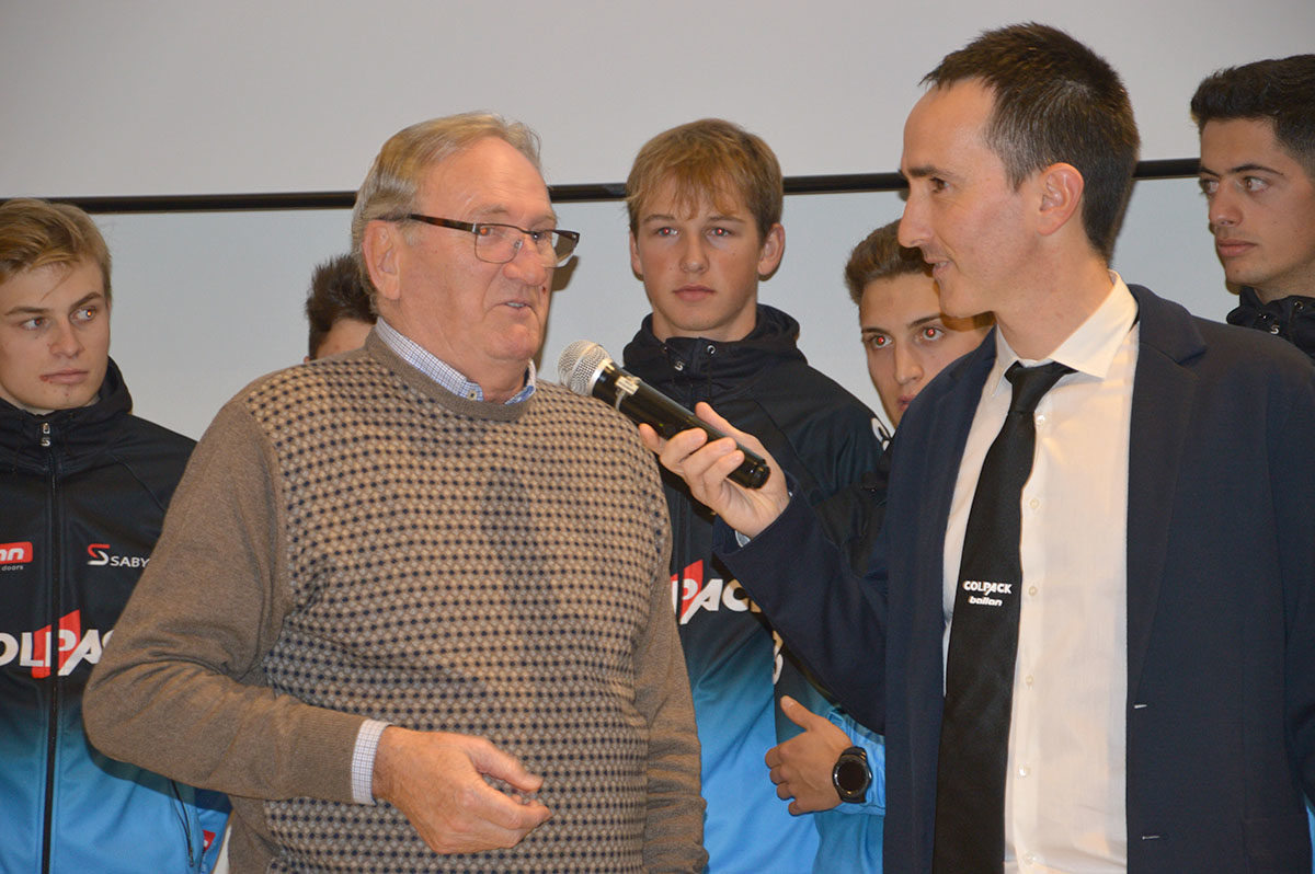 Il presidente Beppe Colleoni