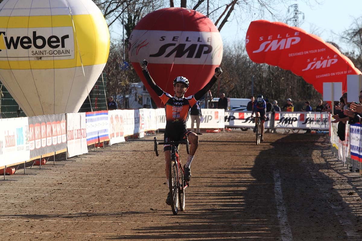 Federico De Paolis vince il Campionato Italiano di Ciclocross Allievi 2° anno (foto Fabiano Ghilardi)