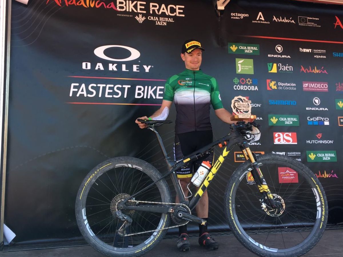 Fabian Rabensteiner vincitore della seconda tappa dell'Andalucia Bike Race 2020