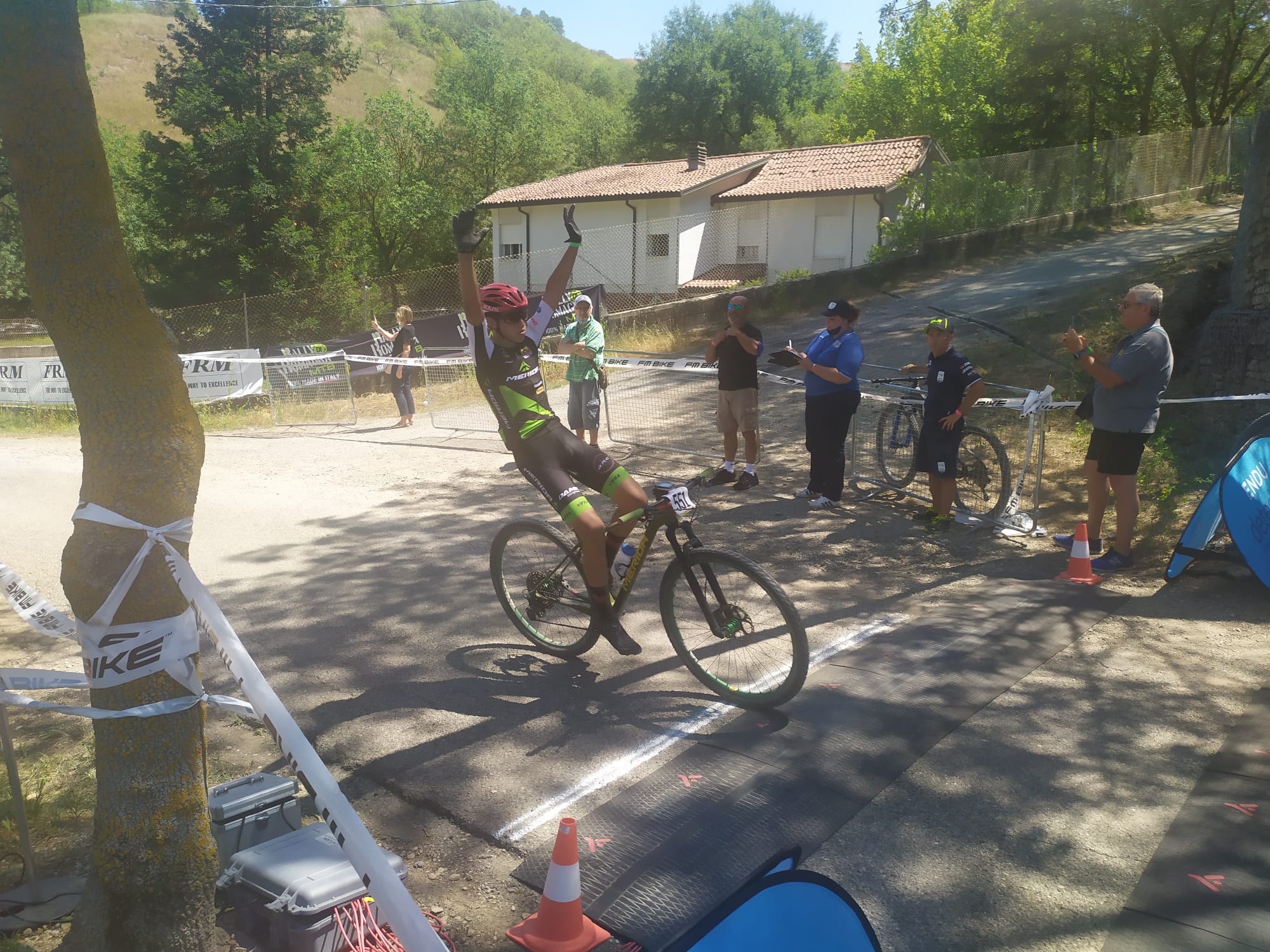 Giorgio Tombini primo tra gli Juniores a Riolo Terme