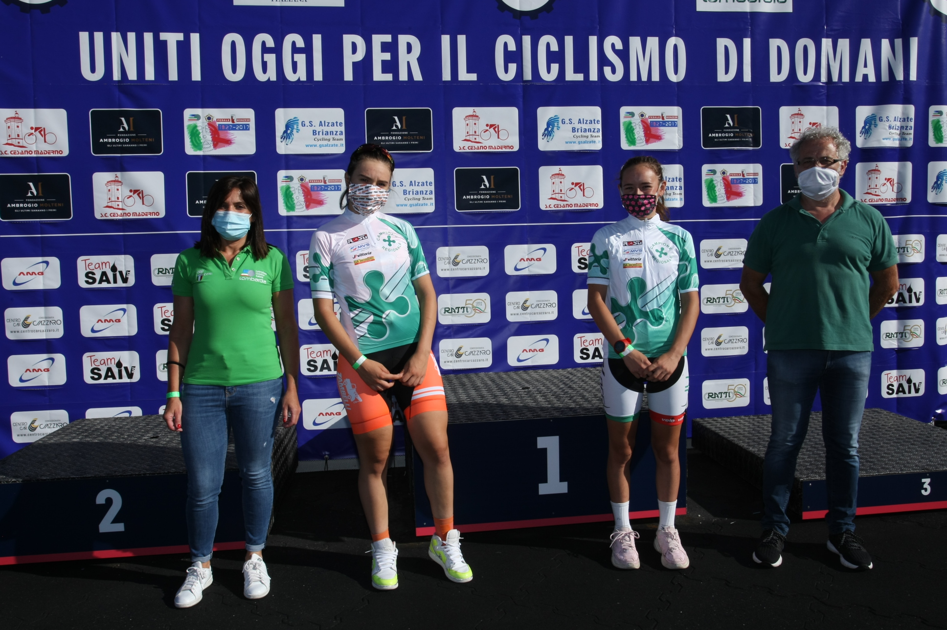 Vittoria Pirro e Erja Giulia Bianchi campionesse lombarde Donne Esordienti 2020 (foto Rodella)