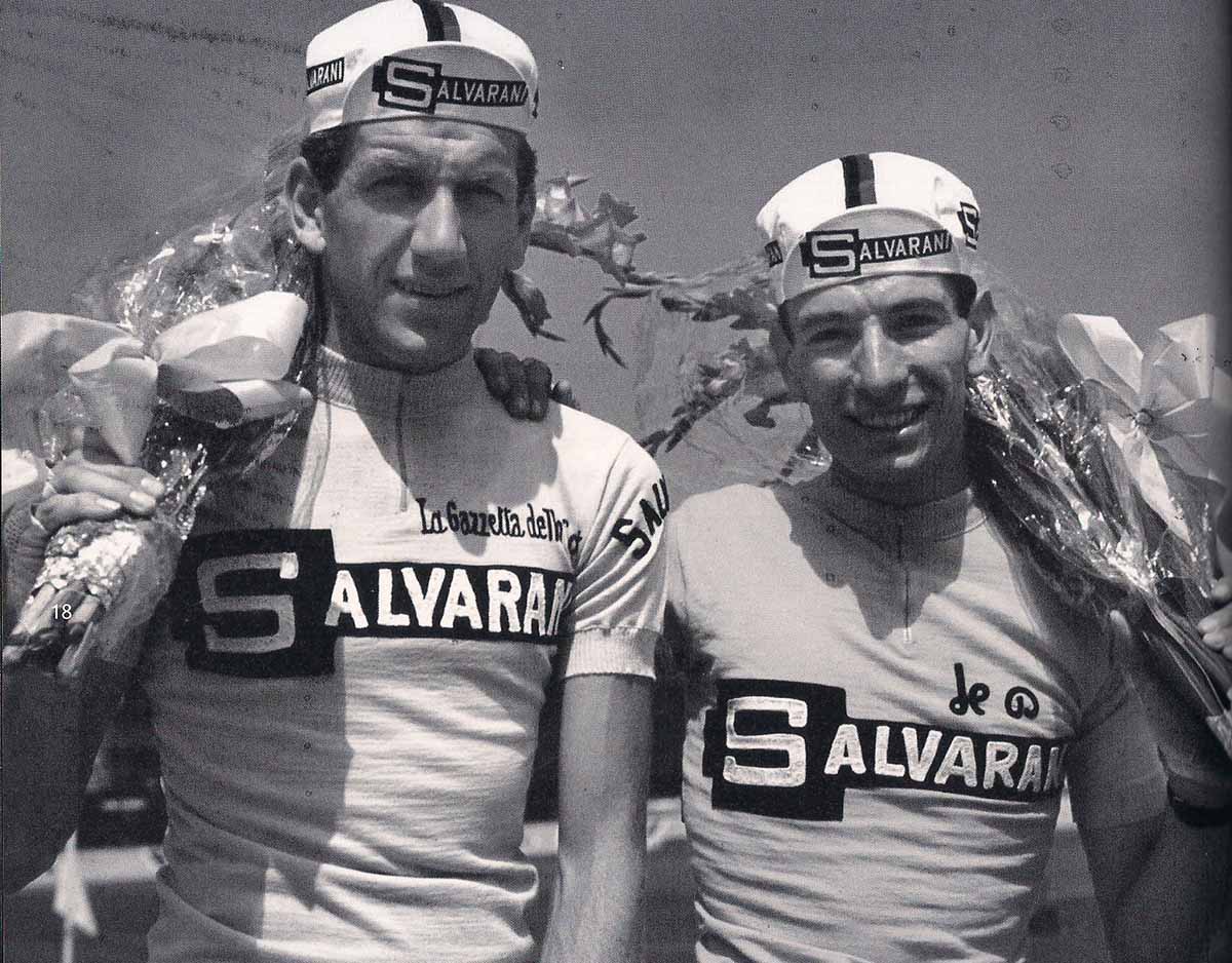 Felice Gimondi con Vittorio Adorni (archivio famiglia Gimondi)