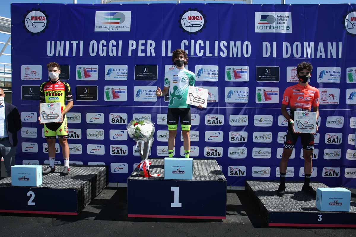 Samuel Quaranta campione lombardo Juniores a Monza (foto Rodella)