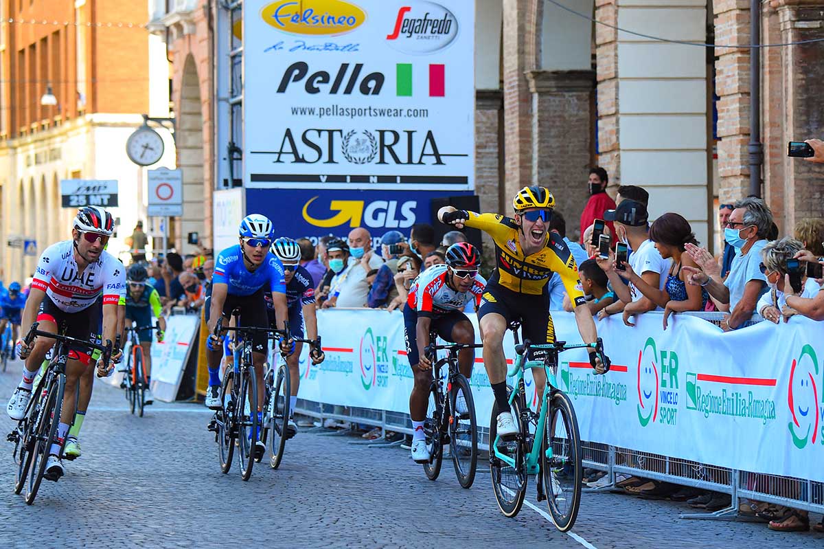 Pascal Eenkhoorn vince la quarta tappa della Settimana Coppi e Bartali 2020 (foto BettiniPhoto)