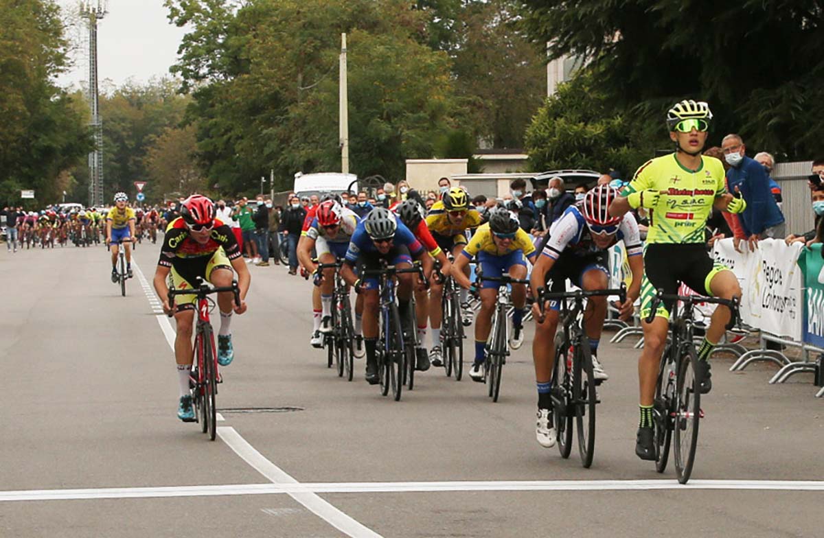 Juan David Sierra vince il Campionato Lombardo Allievi 2020 a Legnano (foto Soncini)