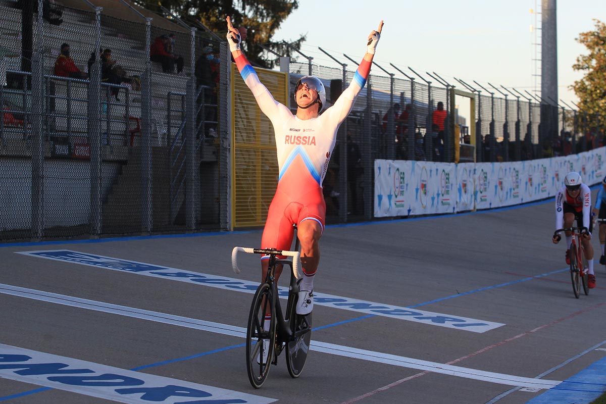 Il russo Gleb Syritsa vince l'Europeo Omnium Under 23 (foto Fabiano Ghilardi)