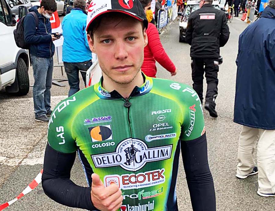 Edoardo Sali vincitore della quinta tappa della Boucles du Haut-Var 2021