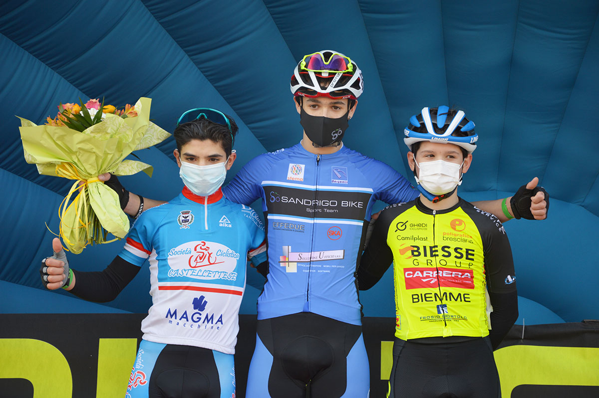 Il podio del Trofeo Comune di Salizzole - 1° anno